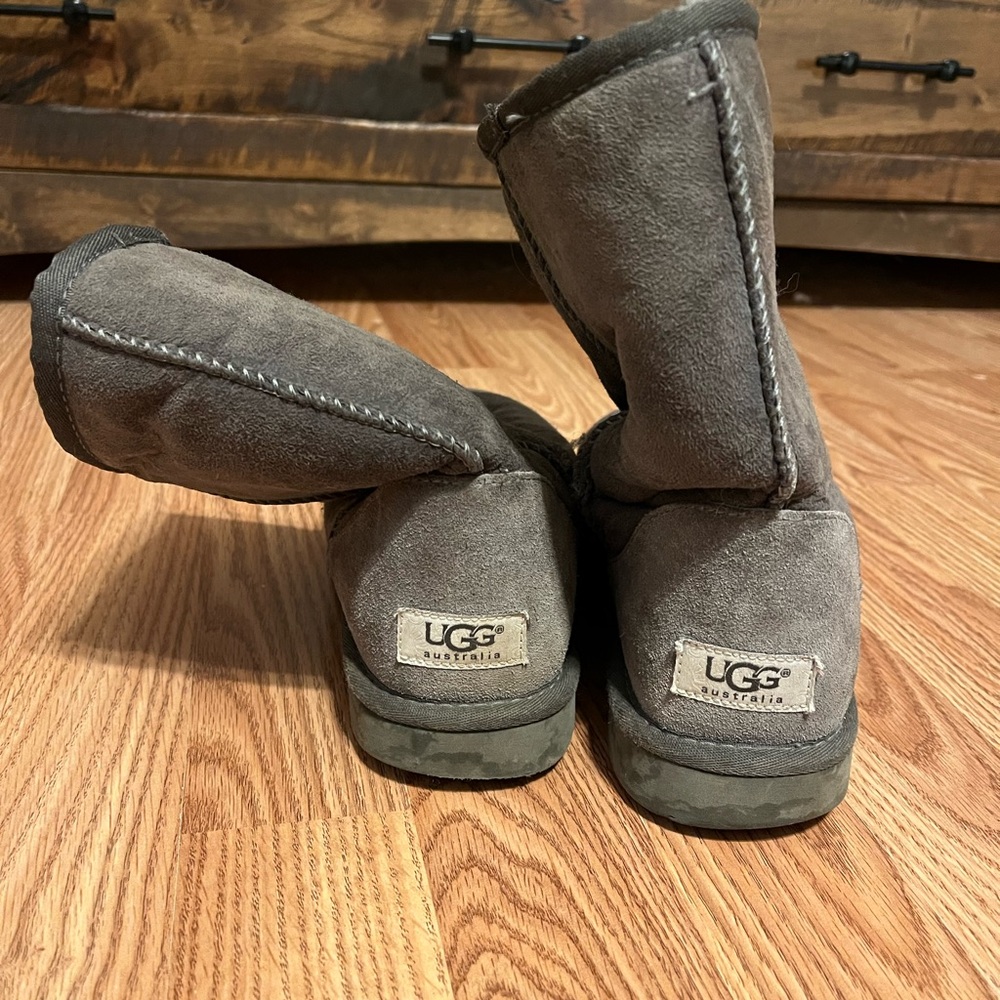 Gray Classic Uggs - image 1